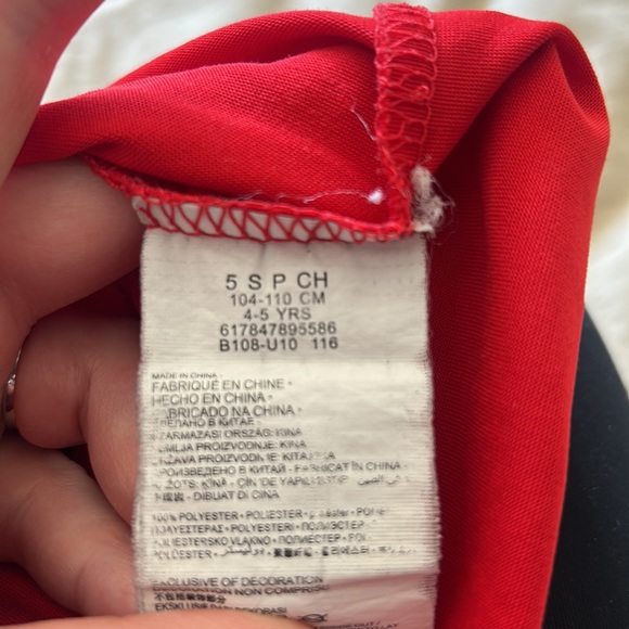 Nike toddler red crew neck T-shirt - Picture 5 of 6